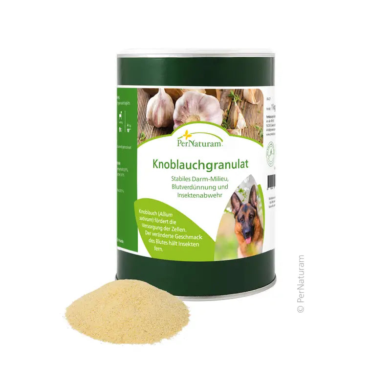Knoblauchgranulat für Hunde